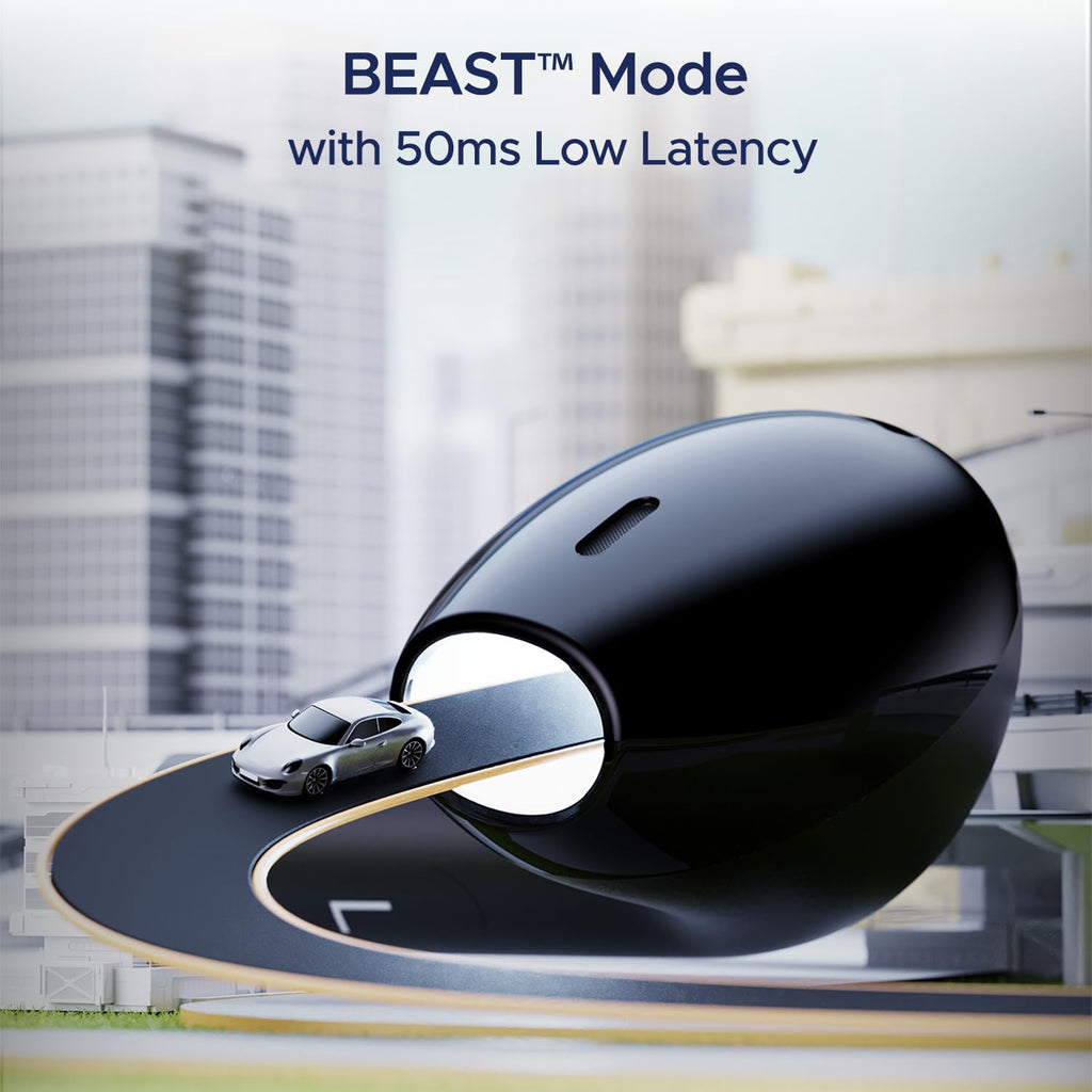 Boat Airdopes Joy, 35Hrs Battery, Fast Charge, IWP Tech, Low Latency, 2Mic ENx, Type-C Port, v5.3 Bluetooth Earbuds, TWS Ear Buds Wireless Earphones with mic
