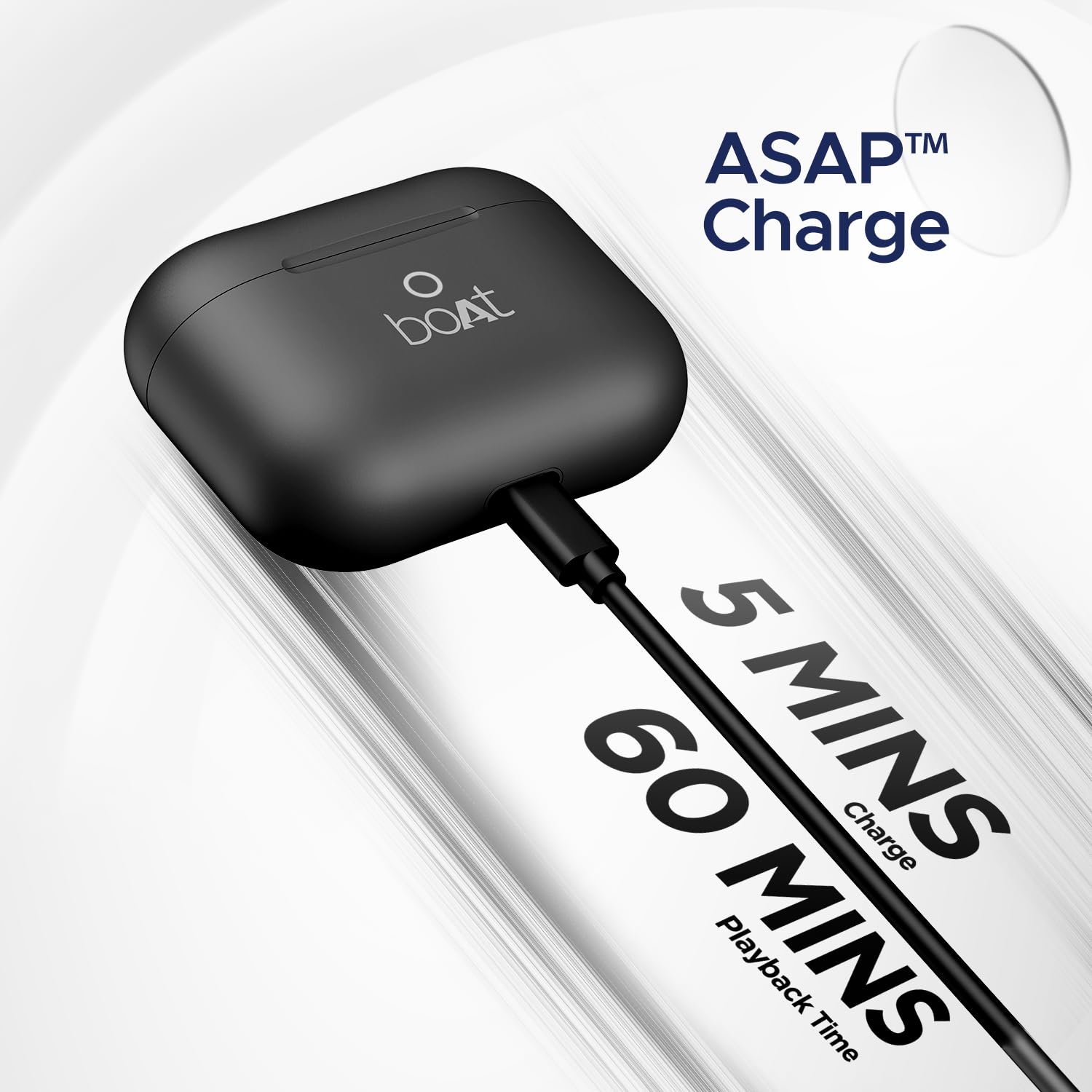 Boat Airdopes Joy, 35Hrs Battery, Fast Charge, IWP Tech, Low Latency, 2Mic ENx, Type-C Port, v5.3 Bluetooth Earbuds, TWS Ear Buds Wireless Earphones with mic