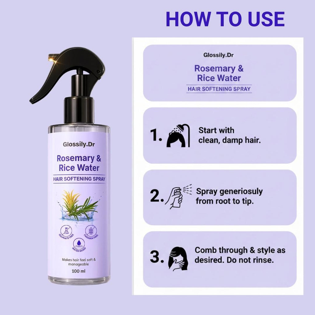 Rosemary & Rice Water 100 ml each Pack of 3